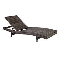 Лежаки и шезлонги из искусственного ротанга