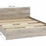 Кровать Адайн КР-160 160х200 дуб крафт серый / дуб крафт серый