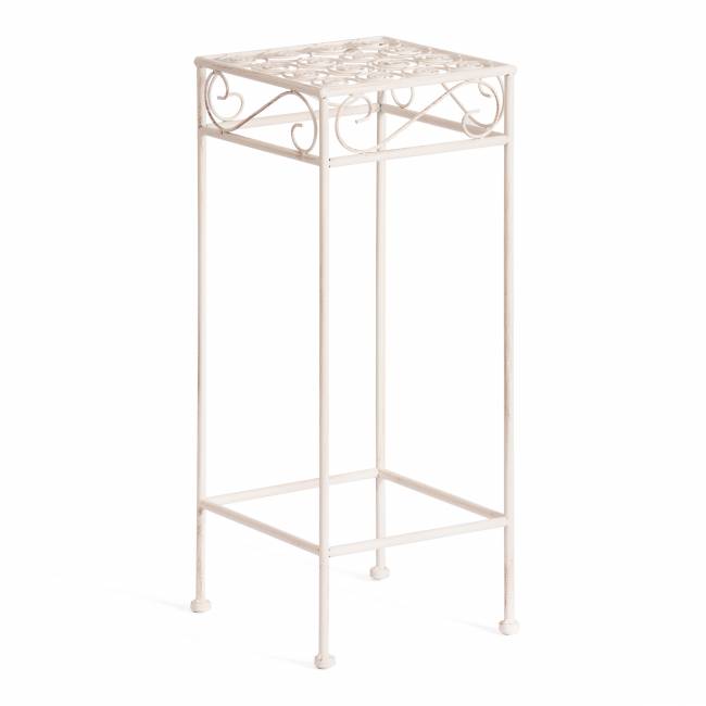 Набор столиков Secret de Maison Бьюти/Beauty 3шт металл, 30х70см/25х60см/20х50см, античный белый antique white металл