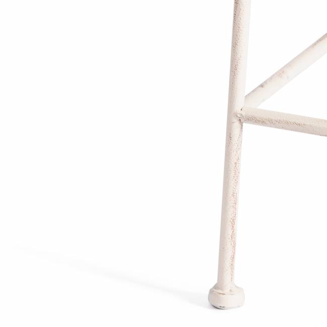 Набор столиков Secret de Maison Бьюти/Beauty 3шт металл, 30х70см/25х60см/20х50см, античный белый antique white металл