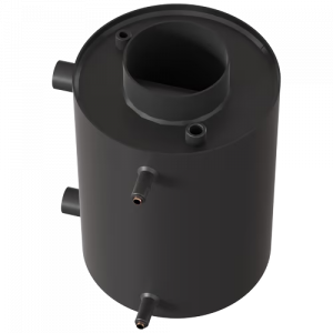 Теплообменник водный для дымохода, со змеевиком, д. 150 (V3)