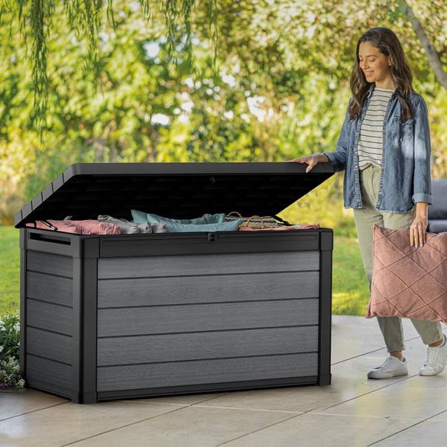 Сундук Кортина (Cortina box 380L) 380л, графит