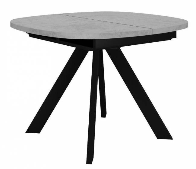 Стол DikLine B110 Бетон/опоры черные Стол DikLine B110 Бетон/опоры черные