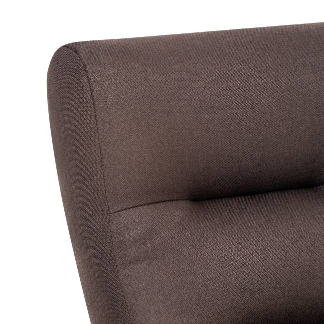 Кресло-качалка Leset Милано Слоновая кость Malmo 28 (коричневый)