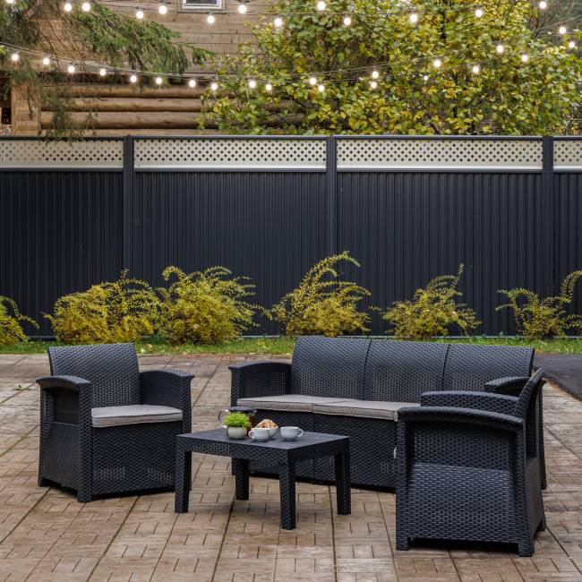 Комплект мебели LILY с трехместным диваном Комплект мебели LILY с трехместным диваном