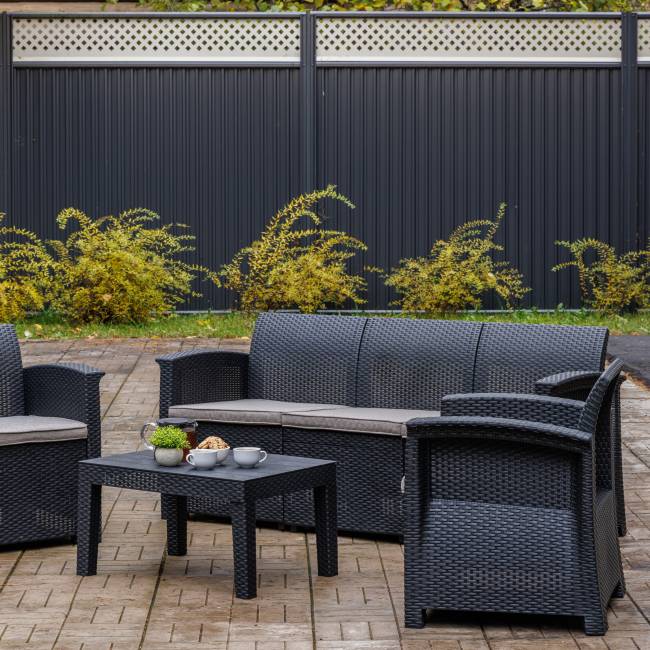 Комплект мебели LILY с трехместным диваном Комплект мебели LILY с трехместным диваном