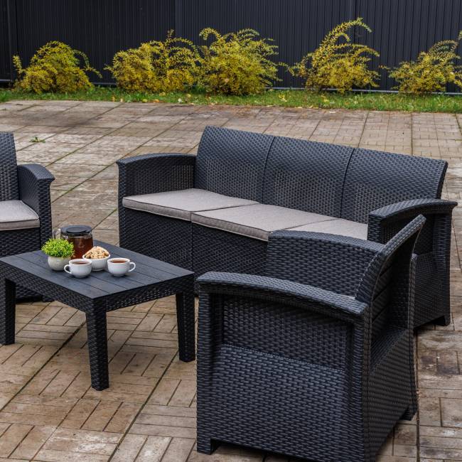 Комплект мебели LILY с трехместным диваном Комплект мебели LILY с трехместным диваном