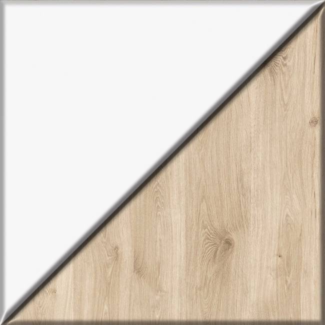 Кровать в детскую Эйп с комодами на три ящика цвет белый/дуб белый Кровать в детскую Эйп с комодами на три ящика цвет белый/дуб белый