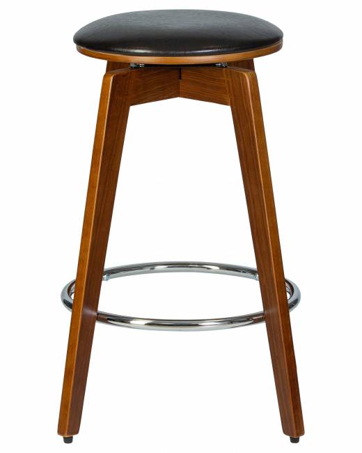 Табурет полубарный DOBRIN TOM'66, цвет черный глянец PU ABD 002