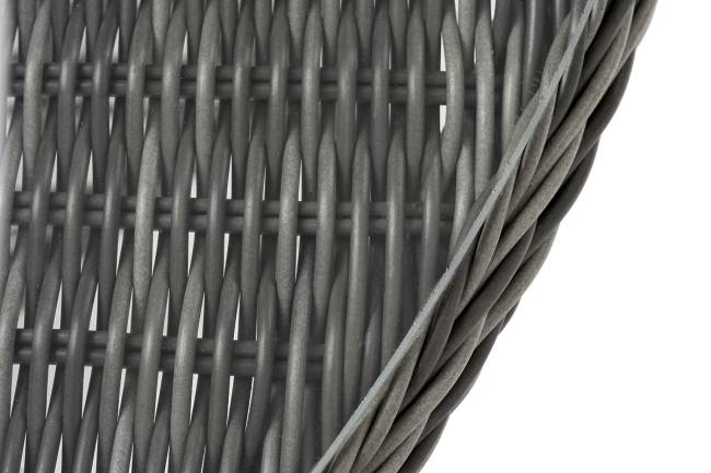 "Эспрессо" плетеный круглый стол, диаметр 118 см, цвет графит "Эспрессо" плетеный круглый стол, диаметр 118 см, цвет графит