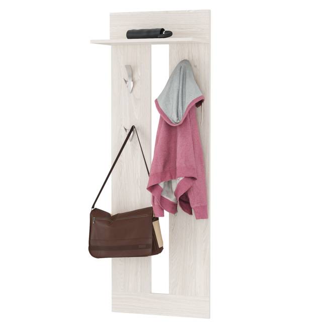 Три тумбы с вешалками для верхней одежды Ника цвет ясень анкор светлый