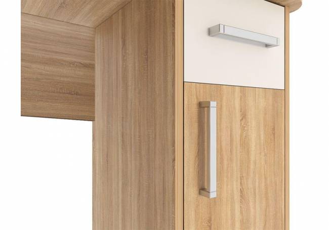 Лайт-1 120 см дуб сонома / белый