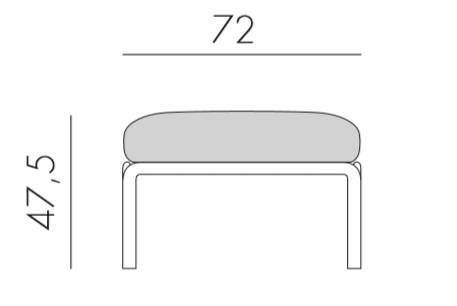 Пуф пластиковый с подушкой Komodo Pouf агава, джунгли 720х720х475 мм Пуф пластиковый с подушкой Komodo Pouf агава, джунгли 720х720х475 мм