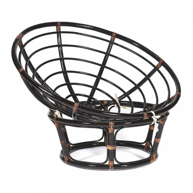 Кресло Папасан/Papasan (23/01 W) /с подушкой/ диаметр подушки 129см, 115х101х104см, античный черно-коричневый, ткань старт Antique brown (античный черно-коричневый) Кресло Папасан/Papasan (23/01 W) /с подушкой/ диаметр подушки 129см, 115х101х104см, античный черно-коричневый, ткань старт Antique brown (античный черно-коричневый)