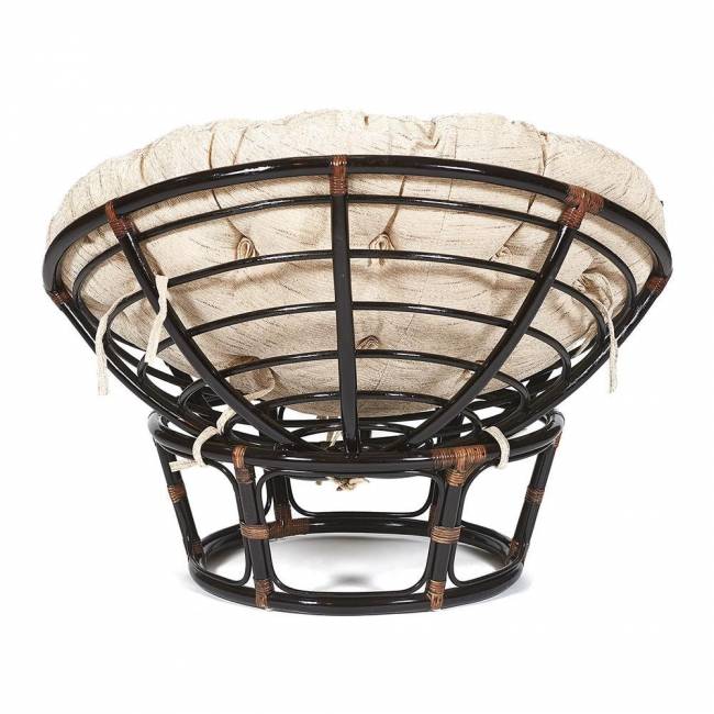 Кресло Папасан/Papasan (23/01 W) /с подушкой/ диаметр подушки 129см, 115х101х104см, античный черно-коричневый, ткань старт Antique brown (античный черно-коричневый) Кресло Папасан/Papasan (23/01 W) /с подушкой/ диаметр подушки 129см, 115х101х104см, античный черно-коричневый, ткань старт Antique brown (античный черно-коричневый)