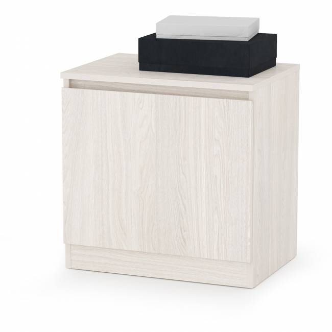 Тумба с вешалкой для верхней одежды и тумба-комод Ника цвет ясень анкор светлый