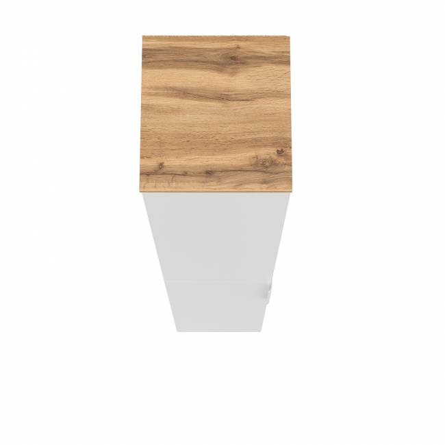 Шкаф-пенал Октава 13.228 цвет белый шагрень/дуб крафт золотой Шкаф-пенал Октава 13.228 цвет белый шагрень/дуб крафт золотой