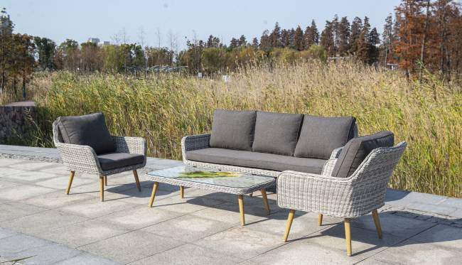 "Прованс" диван из искусственного ротанга трехместный, цвет бежевый "Прованс" диван из искусственного ротанга трехместный, цвет бежевый