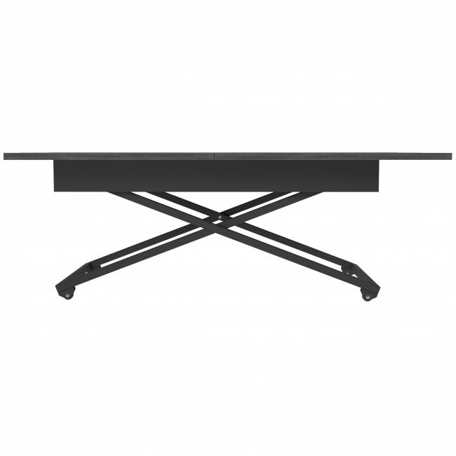 Стол универсальный трансформируемый АНДРЭ Loft ЛДСП интра/чёрный Стол универсальный трансформируемый АНДРЭ Loft ЛДСП интра/чёрный