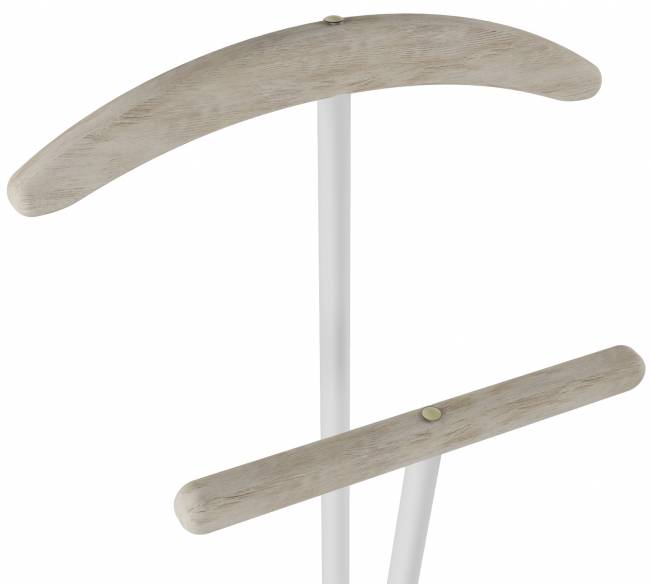 Вешалка Калифорния Напольная, дуб беленый/белый