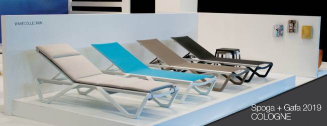 Шезлонг-лежак металлический Wave белый, антрацит 1910х715х300 мм Шезлонг-лежак металлический Wave белый, антрацит 1910х715х300 мм