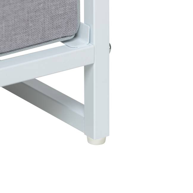 Комод Leset Ноа 9 ящиков Белый Светло-серый Комод Leset Ноа 9 ящиков Белый Светло-серый