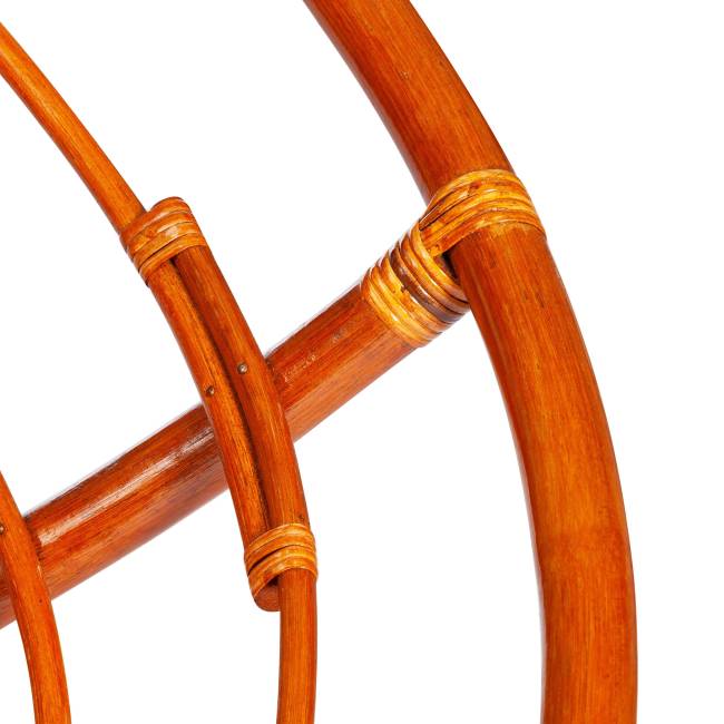 Диван Мамасан/Mamasan (23/02 W) /с подушкой/ 169х102х80см, медовый, матрац 182х119см, ткань серо-бежевая 3м 16/2 Honey (мед)