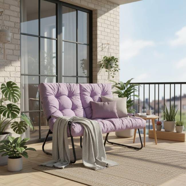 Диван Эрго/Ergo рогожка, vt кэнди лавандовый лавандовый рогожка