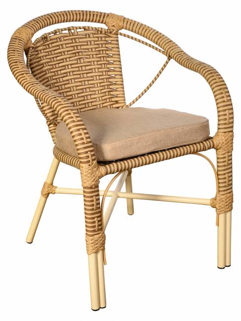 Комплект из искусственного ротанга Bali (Бали)-4 (цвет: слоновая кость)