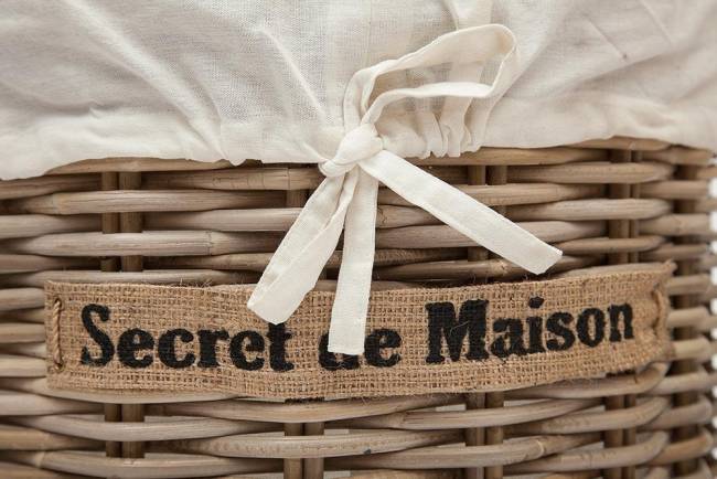 Корзина Secret de Maison Летти/Letti (набор из 2 штук) натуральный ротанг, Д48х58/Д38х49см, натуральный кубу Натуральный Кубу / Natural Kubu натуральный ротанг