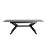 Стол обеденный Олимпия раскладной 180-230*90 керамика темная