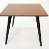 Стол Arki М 100 чёрный/орех