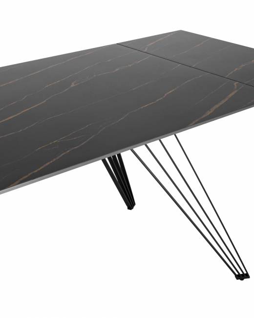 Стол обеденный Пандора раскладной 160-240*90 керамика темная Стол обеденный Пандора раскладной 160-240*90 керамика темная