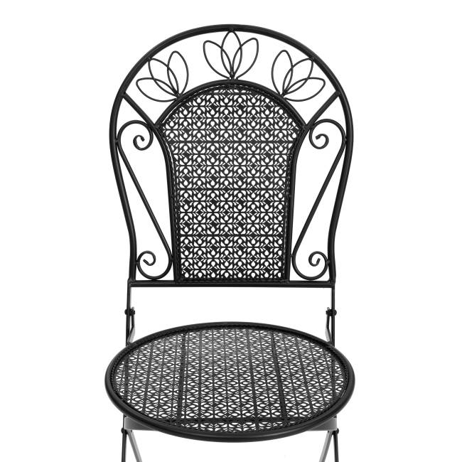 Комплект (стол + 2 стула) Secret de Maison Амальфи/Amalfi металл, черный (Комплект из 2 шт.) черный металл Комплект (стол + 2 стула) Secret de Maison Амальфи/Amalfi металл, черный (Комплект из 2 шт.) черный металл