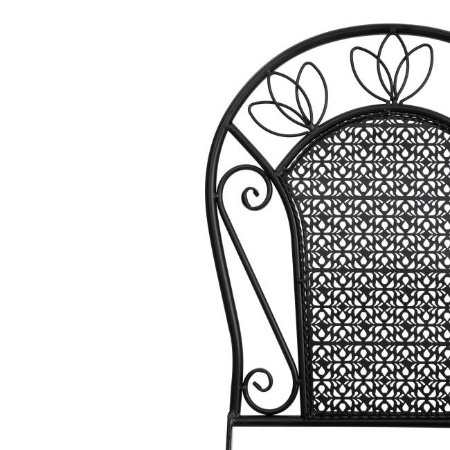 Комплект (стол + 2 стула) Secret de Maison Амальфи/Amalfi металл, черный (Комплект из 2 шт.) черный металл Комплект (стол + 2 стула) Secret de Maison Амальфи/Amalfi металл, черный (Комплект из 2 шт.) черный металл