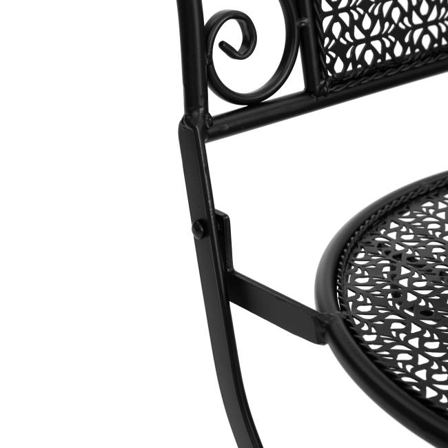 Комплект (стол + 2 стула) Secret de Maison Амальфи/Amalfi металл, черный (Комплект из 2 шт.) черный металл Комплект (стол + 2 стула) Secret de Maison Амальфи/Amalfi металл, черный (Комплект из 2 шт.) черный металл