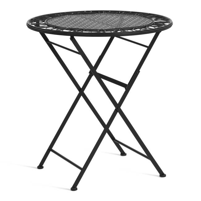 Комплект (стол + 2 стула) Secret de Maison Амальфи/Amalfi металл, черный (Комплект из 2 шт.) черный металл Комплект (стол + 2 стула) Secret de Maison Амальфи/Amalfi металл, черный (Комплект из 2 шт.) черный металл