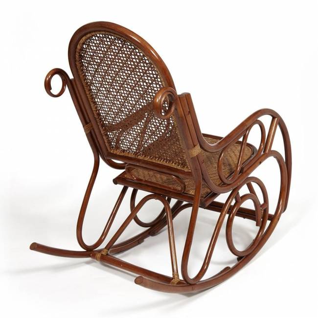 Кресло-качалка Милано/Milano (разборная) /без подушки/ натуральный ротанг, 58х136х103см, пекан орех Pecan (орех) ротанг top quality Кресло-качалка Милано/Milano (разборная) /без подушки/ натуральный ротанг, 58х136х103см, пекан орех Pecan (орех) ротанг top quality