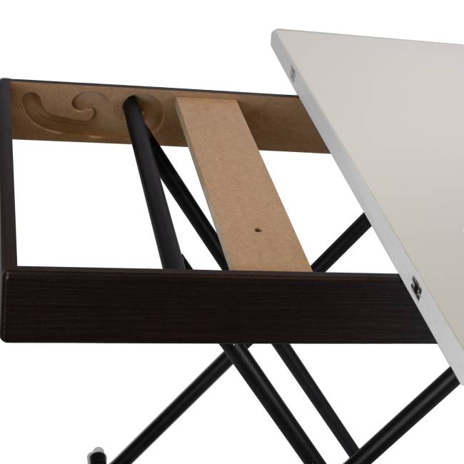 Стол-трансформер Лерон белый/черный Стол-трансформер Лерон белый/черный