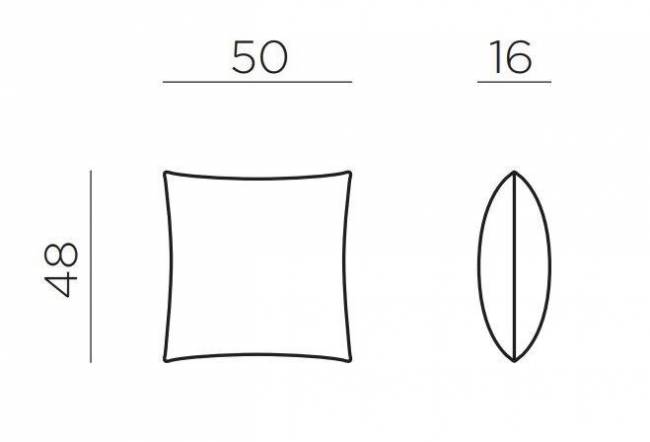 Подушка декоративная Passepartout зеленый 480х500х160 мм Подушка декоративная Passepartout зеленый 480х500х160 мм