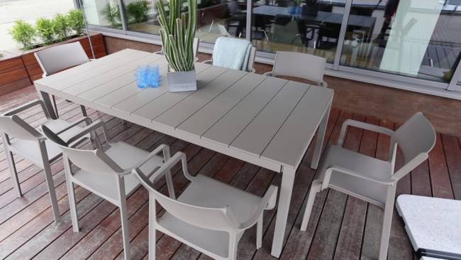 Стол металлический раздвижной Rio Alu 210 Extensibile тортора 2100-2800х1000х760 мм Стол металлический раздвижной Rio Alu 210 Extensibile тортора 2100-2800х1000х760 мм