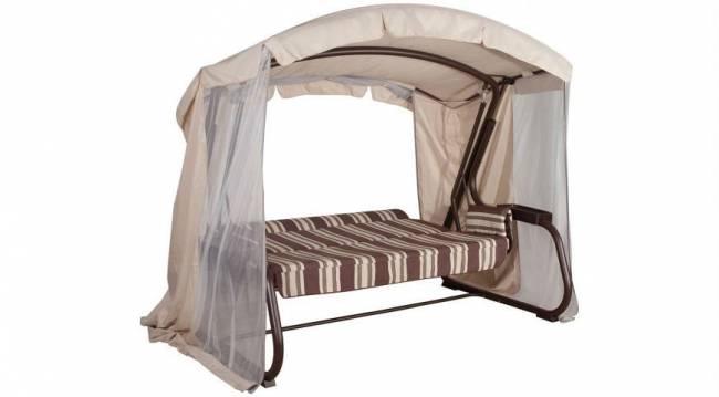 Садовые качели "Милан" (Мерида) Премиум (Шоколад)