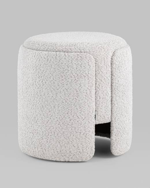 Пуф Taks букле светло-серый