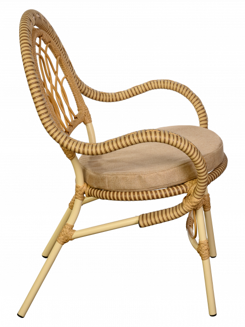 Стул Java (Ява) искусственного, слоновая кость