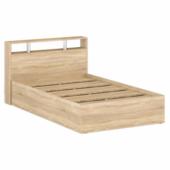 Кровать Камелия 1200 цвет дуб сонома Кровать Камелия 1200 цвет дуб сонома