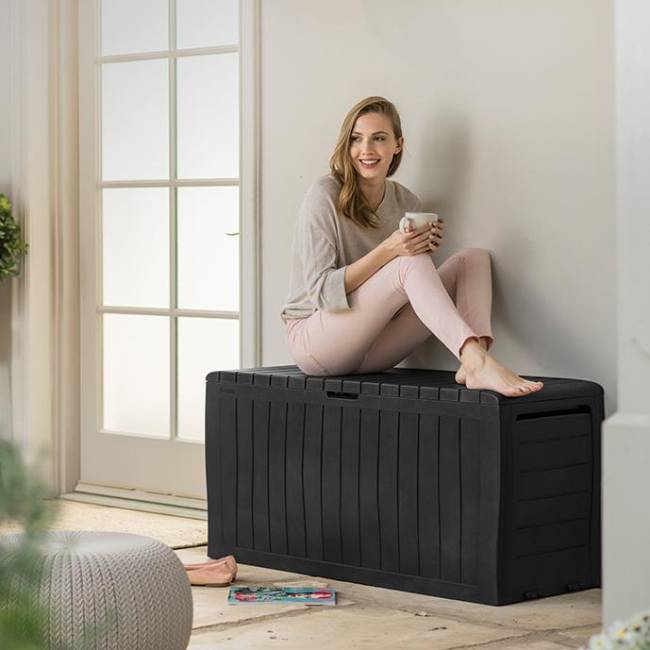 Сундук Марвел (MARVEL PLUS STORAGE BOX 270L), графит Сундук Марвел (MARVEL PLUS STORAGE BOX 270L), графит