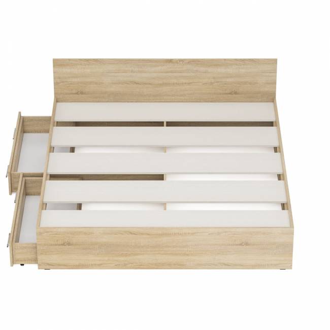 Кровать с ящиками Стандарт 1800 цвет дуб сонома