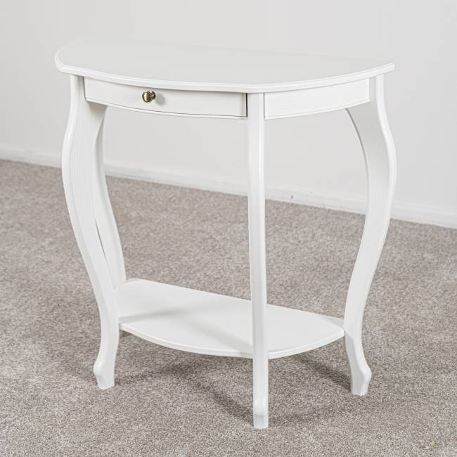 Консоль Элегант молочный дуб Л Консоль Элегант молочный дуб Л