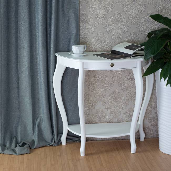 Консоль Элегант молочный дуб Л Консоль Элегант молочный дуб Л