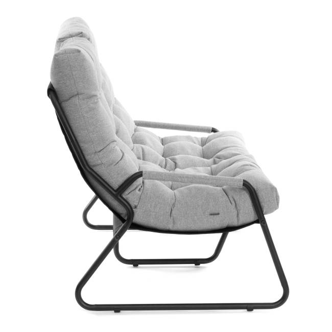 Диван Эрго/Ergo рогожка, серо-бежевый, 3м16/2 светло-серый рогожка